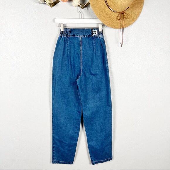 NWT Lucy & Yak Addison Jeans High Waisted Tapered Organic Cotton Jeans Size 24 - Picture 5 of 9